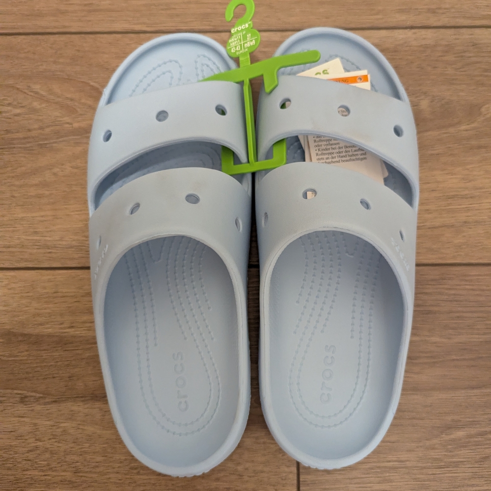 CROCS  Sky Blue Slide Sandals